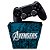 Capa PS4 Controle Case - Avengers Vingadores Comics - Imagem 1