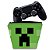 Capa PS4 Controle Case - Creeper Minecraft - Imagem 1