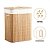Cesto De Bambu Retangular 72L Com Tampa Forrado B-Max BM-F1102 - Imagem 1