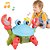 TOP Brinquedo Caranguejo - Musical Com Luz Infantil - Que Anda - AZUL - Envio Im - Imagem 4