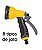 Esguicho Pistola Para Mangueira 6 e 8 Jatos Com Engate Idea - Imagem 4