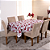 Toalha de Mesa Estampa Digital 1 Peça 2,50m x 1,40m 8 Lugares 100% Poliéster Tec - Imagem 8