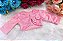 Bolero Rosa Chiclete com Enfeite de Lacinho - Imagem 1