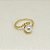 ANEL DE PÉROLA DETALHADO - BANHO OURO 18K Tamanho:20 - Imagem 1