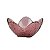 Bowl de Cristal Martelado Com Borda Dourada Taj Flor Roxa 12 x 6,3cm We Make - Imagem 1