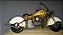 Miniatura Colecionável Moto Motorcycle Yellow 1216 Verito - Imagem 9