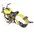 Miniatura Colecionável Moto Motorcycle Yellow 1216 Verito - Imagem 4