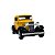 Miniatura Colecionável Ford 3-Window Coupe 1932 Amarelo 1/34 Kinsmart - Imagem 1