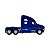 Miniatura Colecionável Caminhão Kenworth T700 Azul 1/68 Kinsmart - Imagem 3