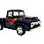 Miniatura Colecionável Ford F-100 Pick-Up 1956 Preto Flame 1/38 Kinsmart - Imagem 3