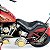 Miniatura Colecionável Moto Customizada Ano 1949 Red Verito - Imagem 4