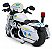 Miniatura Moto Policial Escala 1:12 XZ-1385 - Imagem 4
