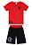 CONJUNTO DO FLAMENGO INFANTIL MASCULINO DE CAMISETA MEIA MALHA / BERMUDA MICROFI - Imagem 5