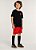 CONJUNTO DO FLAMENGO INFANTIL MASCULINO DE CAMISETA MEIA MALHA / BERMUDA MICROFI - Imagem 2
