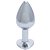 Plug anal em metal com Pedra Coração Joia Anal Cromado - HARD - Imagem 6