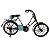 Miniatura Colecionável Bicicleta Preta 30cm Verito - Imagem 2