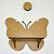 Nicho infantil Borboleta MDF cru prateleira - Imagem 5
