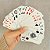 Kit Jogo De Baralho Plástico Lavável 54 Cartas SQ-3389 - Imagem 1