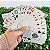 Kit Jogo De Baralho Plástico Lavável 54 Cartas SQ-3389 - Imagem 7