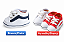 Tenis de bebe Starzinho listra (Jeans/Marrom) - sapatinho de bebê tamanho:14;Cor - Imagem 1