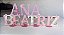 ENFEITE LETRAS DE NOME EM  MDF - Imagem 3