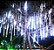 Cascata Snow Fall 8 Tubos de LED Luz Meteoro - Imagem 6