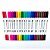 Kit Canetas Brush Pen 2 pontas Dual Tip 24 cores - Imagem 2
