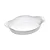 Assadeira Oval Branca Marinex Opaline de 1,4L - Imagem 1