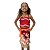 Fantasia Infantil Moana Com Colar e Cinto Faixa Festas - Imagem 1