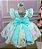 Vestido Tematicos Kids Fundo do Mar - Sereia Ariel Modelo 2 Tiffany - Imagem 2