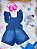 Macaquinho Jardineira Infantil Jeans Lilo e Stitch - Imagem 2