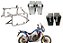 KIT BAUS LATERAIS Honda Africa Twin 38/35lts + SUPORTE Inox - Imagem 1