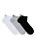 Kit com 3 pares de  Meias Mash -Preto/Mescla/Branco - Imagem 1