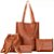 Conjunto de Bolsas Casual PU - Imagem 1