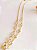 Colar Choker Cristal Folheado Ouro - Imagem 1