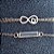 Duo de Pulseiras Infinito - Imagem 1