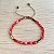 PULSEIRA MADREPÉROLA OVAL VERMELHA - Imagem 1