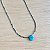 COLAR HEMATITA GOTA TURQUESA - Imagem 3