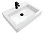 Cuba Sobrepor de cerâmica para banheiro/lavabo 63x47x11 cm - Imagem 1