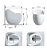 Vaso Sanitário Caixa Acoplada Monobloco White Pearl - Imagem 8