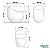Vaso Sanitário Caixa Acoplada Monobloco White Pearl - Imagem 9