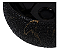 Cuba De Apoio Cerâmica 39x39cm Black Pearl Preto Esmaltado Para Banheiro - Imagem 6
