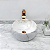 Cuba Pia Louça Cerâmica Apoio Banheiro 39x39cm Luxo White - Imagem 4