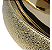Cuba Pia Louça Cerâmica Apoio Banheiro 59x41cm Luxo Gold - Imagem 4