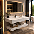 Bancada de Porcelanato c/ Cuba de Cerâmica + Espelho com Led - Imagem 4