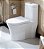 Kit 3x Unidades de Vaso Sanitário Acoplado Monobloco Smart 225 - Imagem 3