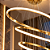 Lustre pendente Led Luxo 6 anéis 120 Cm - Imagem 4