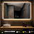 Espelho LED Para Banheiro Touch 3 Cores de Luz Com Desembaçador e Display Digital 80x60 cm Bivolt: 110V / 220V - Imagem 4