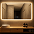 Espelho LED Para Banheiro Touch 3 Cores de Luz Com Desembaçador e Display Digital 80x60 cm Bivolts 110V / 220V - Imagem 1