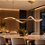 LUSTRE PENDENTE INFINITY SLIM 140CM LED - Imagem 2